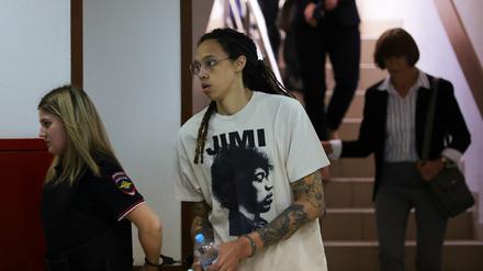 Brittney Griner befindet sich wegen des Vorwurfs des Drogenbesitzes in russischem Gewahrsam.