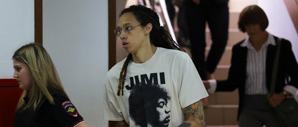 Brittney Griner befindet sich wegen des Vorwurfs des Drogenbesitzes in russischem Gewahrsam.