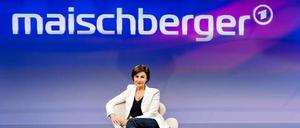 An Corona erkrankt: ARD-Talkmasterin Sandra Maischberger. 