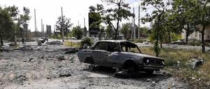 Russland will die Großstadt Lyssytschansk in der Region Luhansk eingenommen haben.