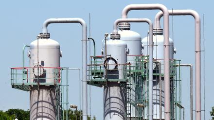 Anlagen für die Speicherung von Gas in Sachsen-Anhalt.