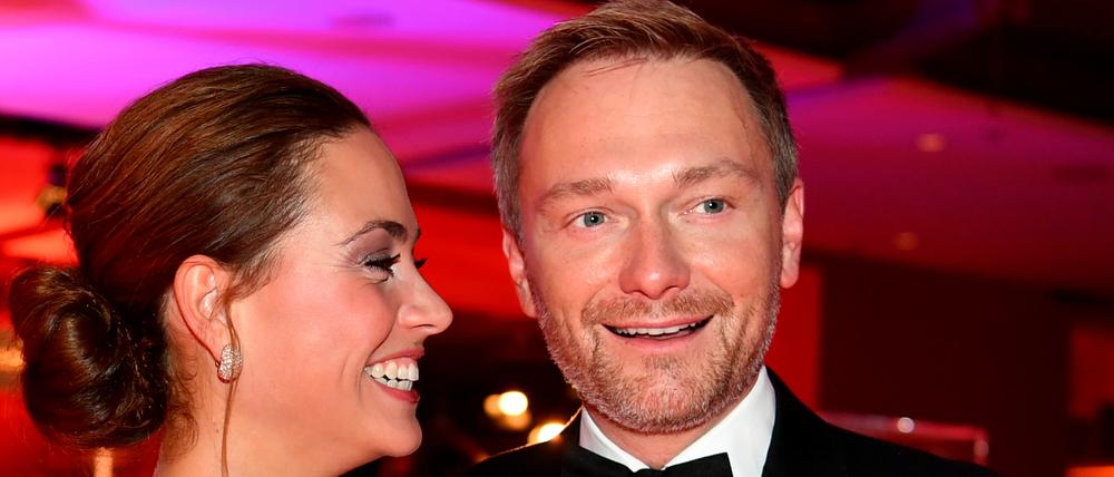 Christian Lindner mit seiner Freundin Franca Lehfeldt bei einer Veranstaltung im Jahr 2018.