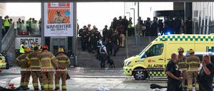 Nach den Schüssen in einem Einkaufszentrum in Kopenhagen hat die Polizei einen Tatverdächtigen festgenommen.