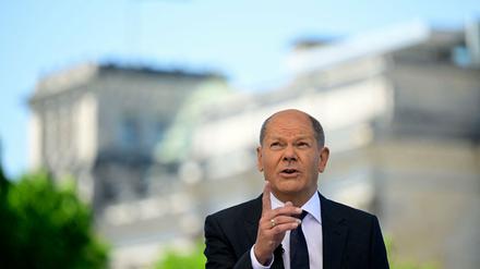 Bundeskanzler Olaf Scholz trifft sich am Montag mit Sozialpartnern zu Beratungen.