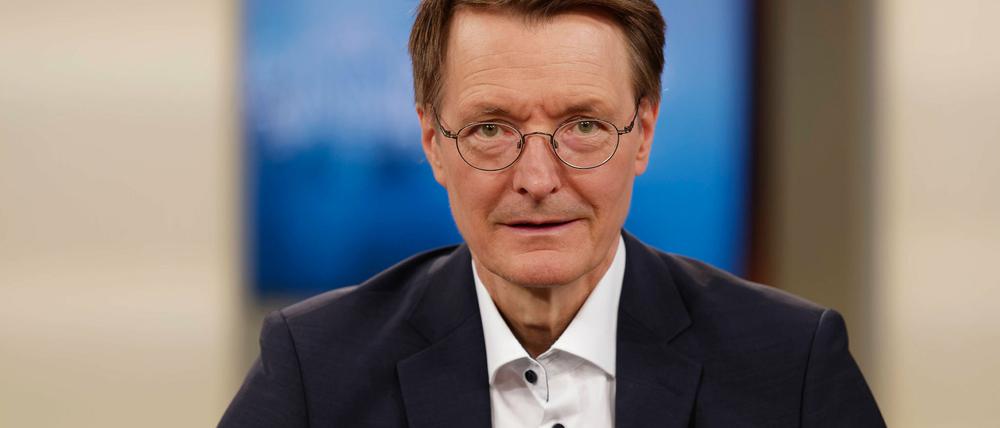 Kommt die Welle. kommt Bundesgesundheitsminister Karl Lauterbach in die Talkshow "Anne Will".