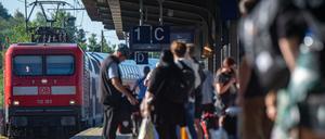 Die Bahn rechnet mit dem Ferienstartmit einer höheren Auslastung vor allem entlang der touristischen Strecken.