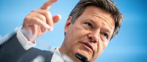 Er ringt mit sich und seinen Werten: Robert Habeck, Bundesminister für Wirtschaft und Klimaschutz. 