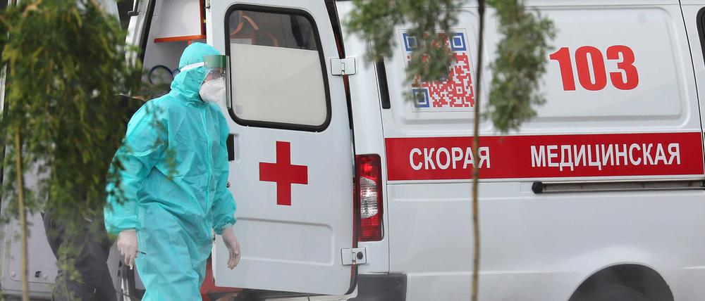 Ein russischer Krankenwagen (Symbolbild)