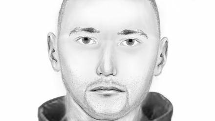 Das Bild des Tatverdächtigen wurde laut der Berliner Polizei auf Grundlage einer Zeugenaussage erstellt.