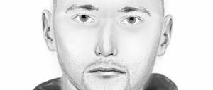 Das Bild des Tatverdächtigen wurde laut der Berliner Polizei auf Grundlage einer Zeugenaussage erstellt.