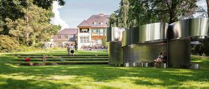 Das glänzende „Summer House“ von Barkow Leibinger soll zum Ende des Sommers abgebaut werden. 