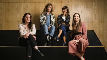 Vier im Haus der Festspiele: Marta Hewelt, Carolin Hochleichter, Joanna Nuckowska und Olena Apchel organisieren ab September das Theatertreffen. 