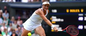 Kämpferherz. Tatjana Maria im Halbfinale gegen Ons Jabeur.