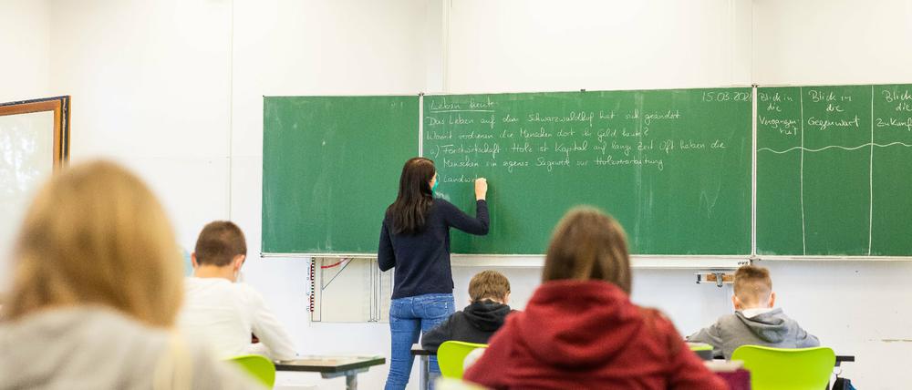 Ein Klassenzimmer.