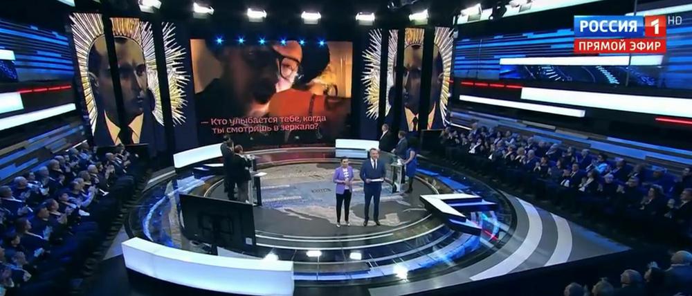 Bericht im russischen Fernsehen über die "HipHopera". 