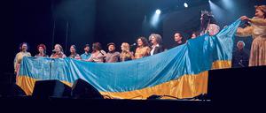 Die Beteiligten am Konzert für die Ukraine in Rudolstadt.