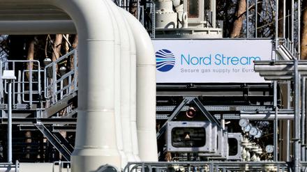 Nord Stream 1 in Lubmin am 8. März.
