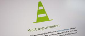 Tagelang nicht zu erreichen: Das Steuerportal Elster.