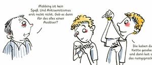 Symbol des Anstoßes: Eine Szene aus „Völlig meschugge?!“.