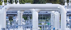 Die Gasempfangsstation der Ostseepipeline Nord Stream 1 in Lubmin.