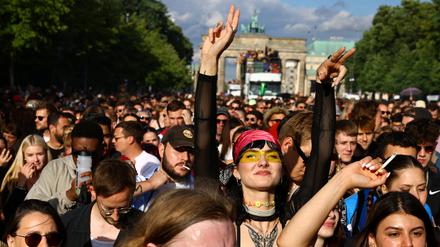 Demonstration "Rave the Planet" am Brandenburger Tor, 9.7.2022