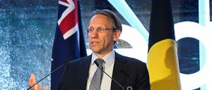 Jörg Kukies auf dem Energie-Forum der Internationalen Energieagentur (IEA).