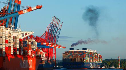 Hafen in Hamburg.