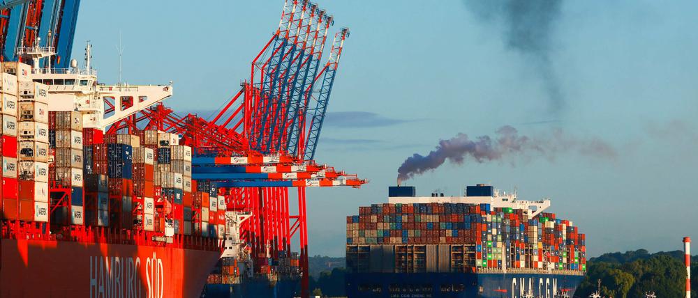 Hafen in Hamburg.
