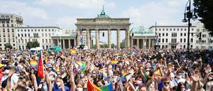 Tausende Menschen nahmen im vergangenen Jahr am Christopher Street Day teil. 