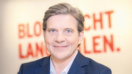 Programmdirektor Jan Schulte-Kellinghaus hat sich Zuversicht zur Entwicklung des RBB-Fernsehens auf die Fahnen geschrieben.