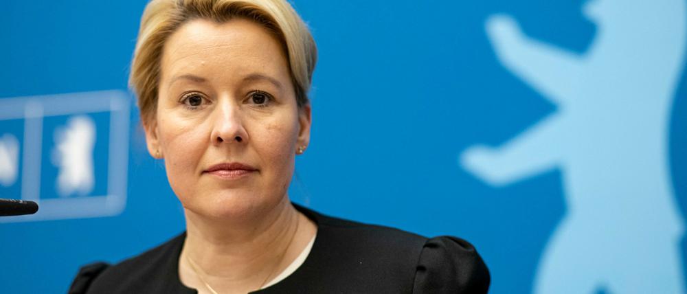 Franziska Giffey machte die Infektion auf ihren Social-Media-Kanälen publik.
