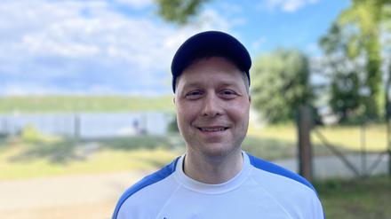 Hallöchen von der Havel! Christian Schmidt im Trikot von Collegia.