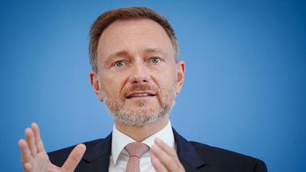 Christian Lindner (FDP), Bundesminister der Finanzen. 