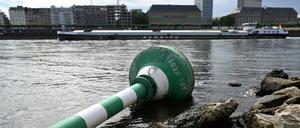 Der Wasserstand der deutschen Flüsse wird weiter weniger werden.