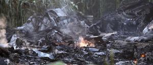 In der Nähe von Kavala, Griechenland, stürzte am Samstagabend ein Frachtflugzeug ab.