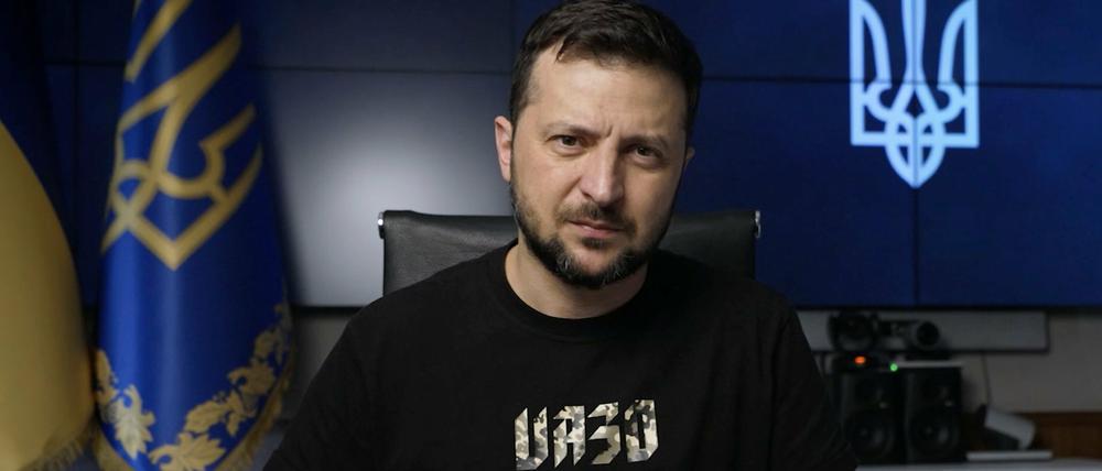 Der ukrainische Präsident Wolodymyr Selenskyj gibt sich weiter kämpferisch.