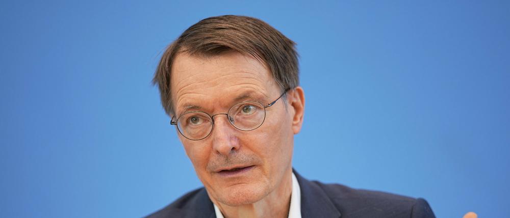 Karl Lauterbach (SPD), Bundesminister für Gesundheit (am 17. Juni 2022 in Berlin)