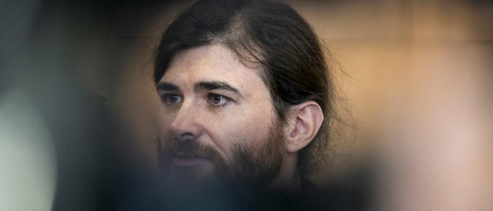 Franco A. steht im Oberlandesgericht in Frankfurt am Main (am 8. Juli 2022).