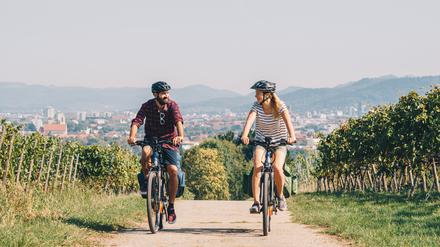 Eine der 25 schönsten Touren, die im Buch "Radurlaub in Deutschland" empfohlen werden: der Badische Weinradweg.
