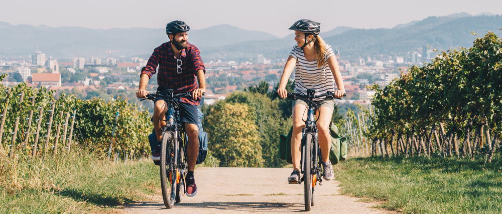 Eine der 25 schönsten Touren, die im Buch "Radurlaub in Deutschland" empfohlen werden: der Badische Weinradweg.