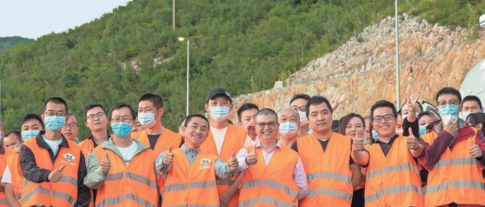Von Chinesen gebaut. Gut eine Milliarde Euro hat sich der hochverschuldete Kleinstaat den neuen Nationalstolz kosten lassen.
