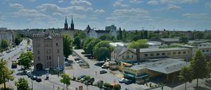 Das Dragoner-Areal am Mehringdamm in Berlin-Kreuzberg.