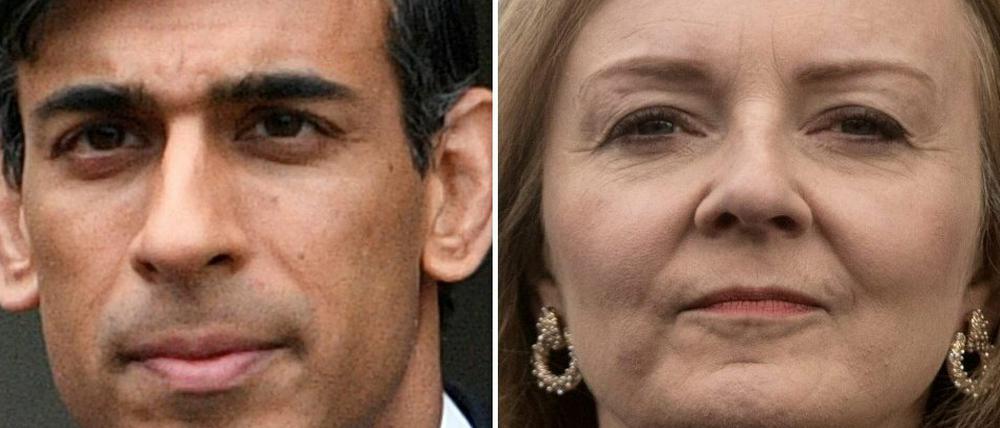 Liz Truss und Rishi Sunak
