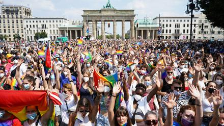 Der Berliner CSD - hier ein Archivbild aus dem Jahr 2021.
