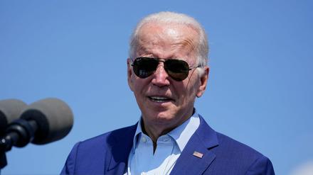US-Präsident Joe Biden im Kraftwerk Brayton in Somerset, Massachusetts