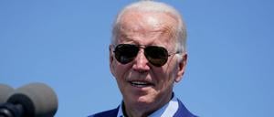 US-Präsident Joe Biden im Kraftwerk Brayton in Somerset, Massachusetts