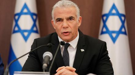 Der israelische Ministerpräsident Jair Lapid warnt die Hisbollah und den Iran.