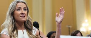 Belastet Donald Trump: die Ex-Vizesprecherin des Weißen Hauses, Sarah Matthews.
