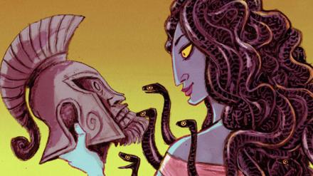 Perspektivwechsel: Eine Szene aus „Medusa und Perseus“.