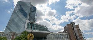 Die Zentrale der Europäischen Zentralbank (EZB). 